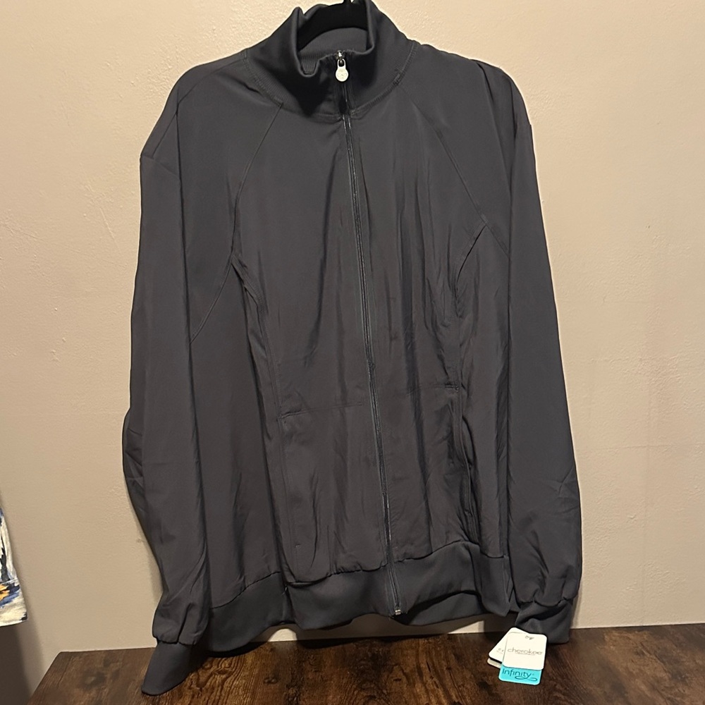 Chic Black Full-Zip Jacket